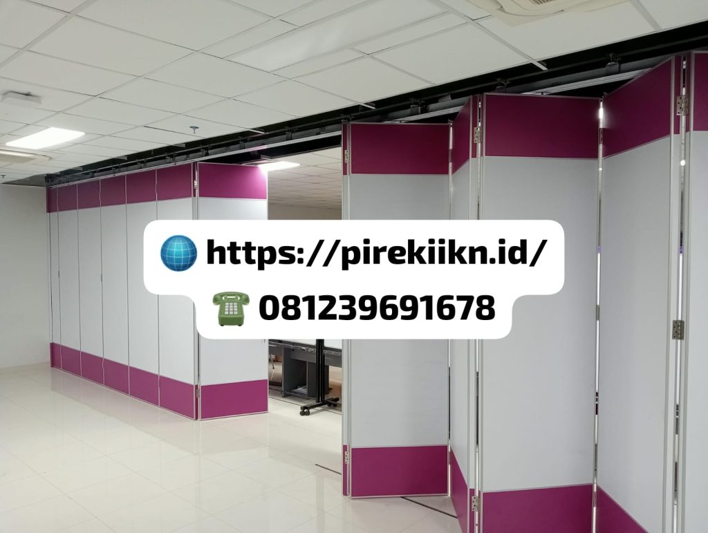 partisi geser ruang sekolah